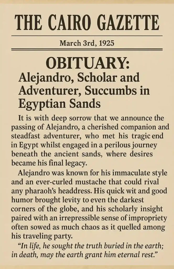 Images - People - Alejandro Death
