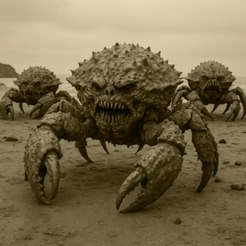Session 29 – Shocking Rocket Ritual Hidden in the Heart of China on Dragon Island 1 Images Monsters Mutated Sand Crabs