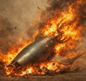 Session 31 – Volcano, Betrayal, and Madness: A Brutal Island Escape 1 Rocket Explodes and Island Escape